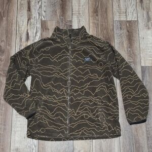 Men's Rip Curl Fleece Jacket. "Fun'Times Polar Fleece"  in Color Rock. XL